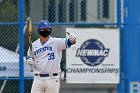 Baseball vs CGA  Wheaton College Baseball vs Coast Guard Academy during game one of the NEWMAC semi-finals playoffs. - (Photo by Keith Nordstrom) : Wheaton, baseball, NEWMAC